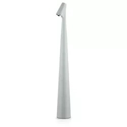 HMS-455-GRAY | Table lamp 43cm | Wireless night lamp with built-in battery | Lamp with touch control