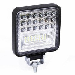 WL09-126 - WHITE light | Square work lamp 126W