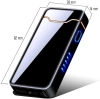 Plasma-Feuerzeug | Elektrisch, USB-aufladbar | schwarz | JL-818-BLACK