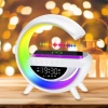 LED Alarm Clock with Wireless Charger, Bluetooth Speaker and RGB Night Light - Multifunctional Clock BT3401