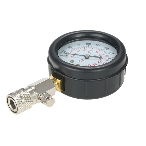 CPG-09 | Tester de nivel de compresie a combustibilului pentru motoarele pe benzină | Manometru de compresie | 8 elemente | 0-20 BAR