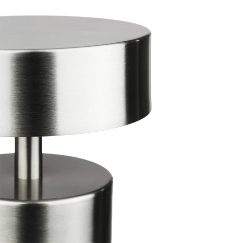 HJA29-ARGENTO | Lampada da tavolo senza fili | Lampada da notte sensibile al tocco con colore della luce regolabile | Lampada FUNGO USB