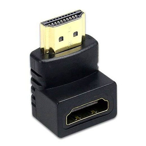 HA-90 | Adaptador HDMI angular | 4K | 3D | 15 centímetros