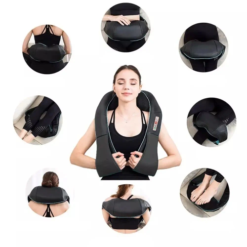 RN-001-BLACK | Neck and shoulder massager | Heating function