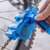 Pulitore per catene di biciclette | Spazzola per tunnel | Pulitore con spazzole 3D | XLQ-634-BL