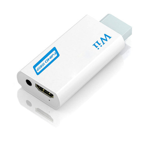 HY-30 | Nintendo Wii til HDMI + 3,5 mm mini-jack-adapter
