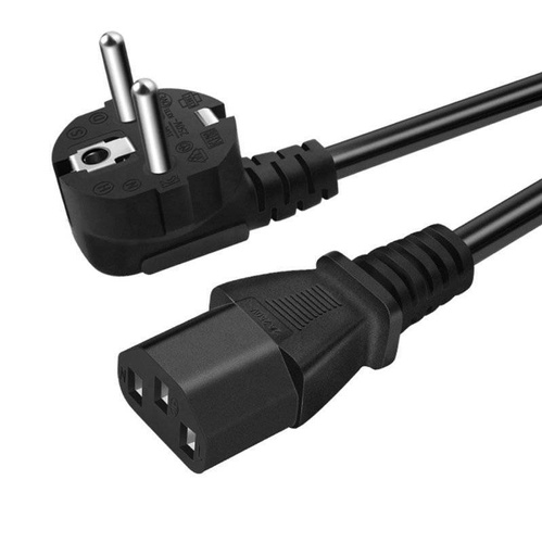 PE-1.5-1.5M-Negro | Cable de red 220-250V 2A | consumo de energía máximo 500W