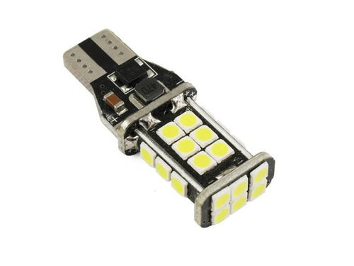 Car LED bulb W16W T15 24 SMD 2835 CANBUS