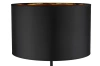 DYT-L155-BLACK| Black floor lamp | Modern, stylish lighting for the living room and bedroom | Black and gold floor lamp with a metal frame