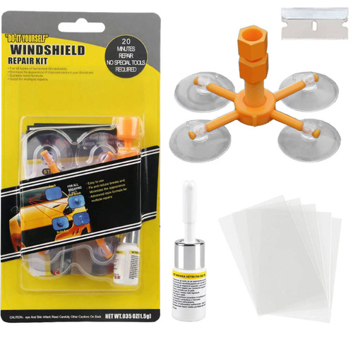 Reparaturset für Risse und Steinschläge in Autoscheiben | Kleber für Autoscheiben und Scheinwerfer | D3921