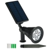 YNG-4LED | Lampa solara de gradina incastrata cu LED | alb, culoare lumină caldă | reflector SPOT | 250lm, 2200mAh, 4 LED-uri