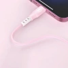 B2-3i1-pink | USB-kabel med tre ladestik