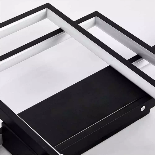 XL-016-82W-B | Candeeiro de teto moderno | Luminária de teto LED | Preto