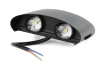 BD-C041-4W | Lampada da giardino, lampada da parete per facciate a LED per esterni | su - giù | 4 W, IP65