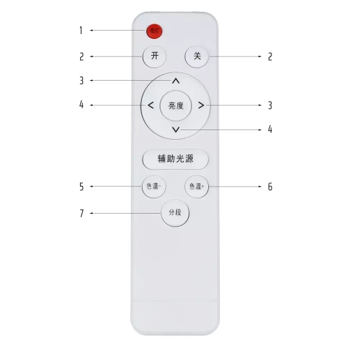 Uma luminária de teto moderna que muda a cor da luz LED | Controlo remoto