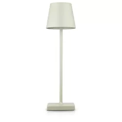 HJA28-CINZA-1 | Candeeiro de mesa com bateria incorporada | Lâmpada noturna sensível ao toque