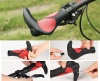 Ergonomic bicycle grips with horns | Anti-slip handlebar grips | MTB, trekking | BHD-233
