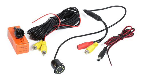 PZ404 | Câmera de ré 8 LED redonda