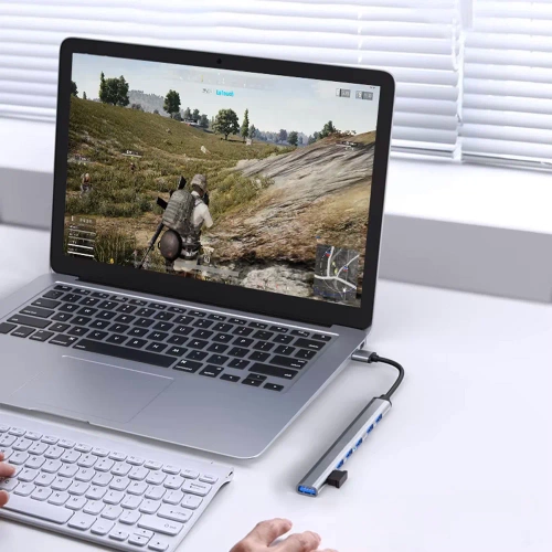 HUB | USB na 7x USB-A rozbočovač | adaptér, rozbočovač 7v1