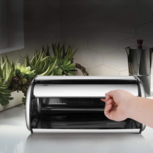 K-001S | Recipient pentru depozitarea pâinii | Pâine de oțel | Recipient pentru pâine, chifle