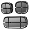 EH31-Negru | Set organizatoare de cablu - 3 buc