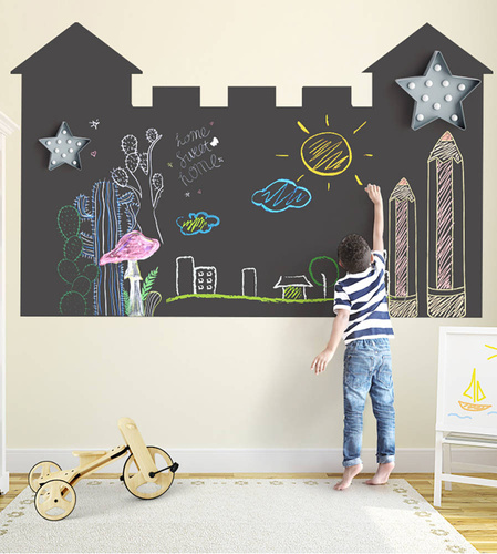 RR-002 | Öntapadó krétatábla | matrica 45x200cm | 5x kréta