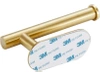 JZU-304-GOLD | Златен държач за хартия | Самозалепваща се закачалка за тоалетна хартия