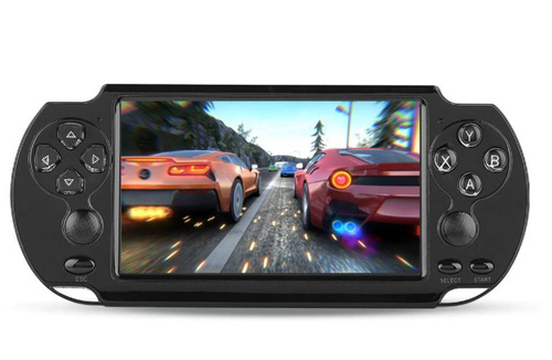 Tragbare Spielkonsole | 5,1 Zoll, 8 GB, über 4.000 moderne und Retro-Spiele | X9-S