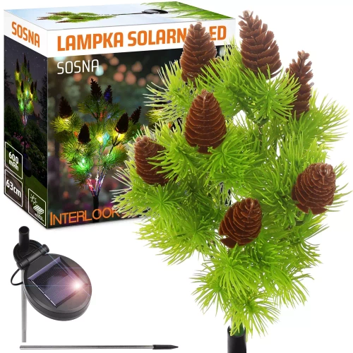 FLD-30-C | Solar garden lamp LED Pine | 63cm, 600mAh