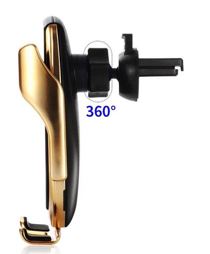 Q005 | Supporto elettronico da auto con ricarica induttiva Quick Charge 3.0 da 10W