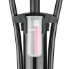 Stationaire fietspomp met manometer en adapters voor Presta, Schrader en Dunlop | Universele vloerpomp | ZY-6138B