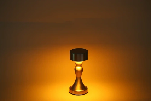 HJA10-A-GOLD | Table lamp with built-in battery | Night lamp with three light colors | Atmospheric lamp for hotels, restaurants