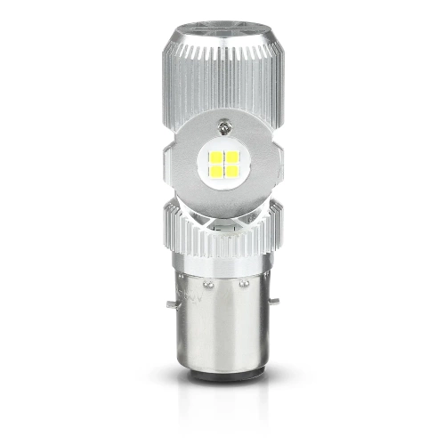 Ampoule de voiture LED BA20D S2 | 4 diodes CSP | 1800 ml