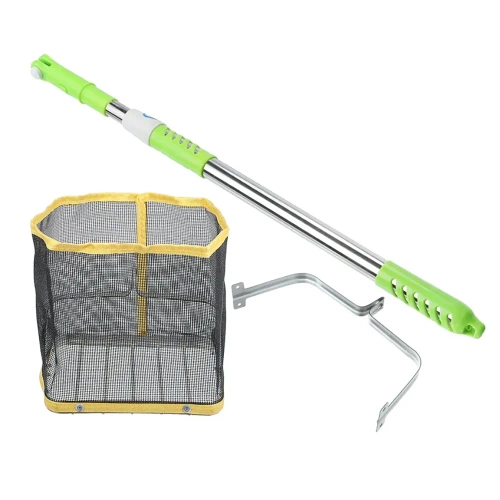 Teleskop-Pingpong-Ballsammler | Leichter, höhenverstellbarer Korb für 150 Bälle | JQ250-GR