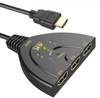 ГНС-3П | Розгалужувач 4K 3D HDMI | 3 порти IN | Кабель HDMI 0,5 М