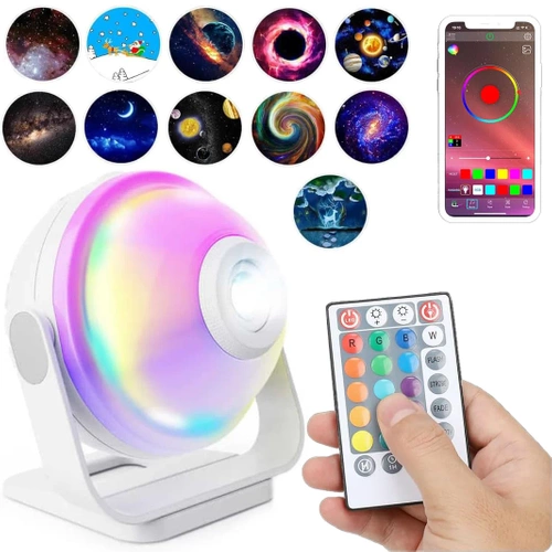 XTY01-WHITE | Star Projector | RGB night lamp with built-in speaker