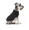 Soft, flexible pet sweater | size L | warm turtleneck winter jumper | PET-014L-BLACK