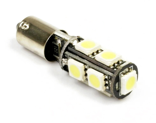 LED-Autoleuchtmittel | BA9S Sockel, 9 SMD 5050, CAN BUS