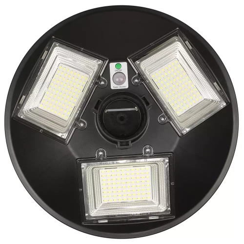 LDT-B240 | Utcai lámpás, UFO LED napelemes lámpa | 300W, 8Ah, IP65, 240 LED SMD5730 | nagy napelem 6V/13W | Távoli