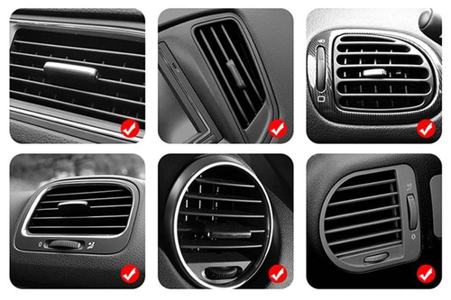 Q005 | Supporto elettronico da auto con ricarica induttiva Quick Charge 3.0 da 10W