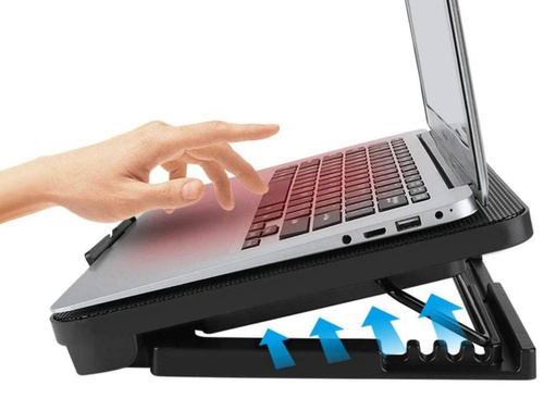 N99 | Almohadilla de enfriamiento - soporte para computadora portátil 11-17'' | Doble 120 mm