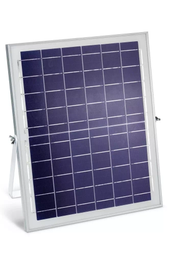 Set proiector LED 200W + Panou solar 6V/12W cu telecomanda | 3500lm, 9000mAh, IP66