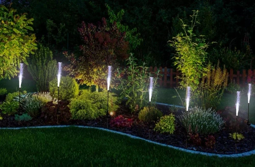 FLD-45-WHITE | Outdoor Solar LED Lamp Sparklers | 90cm, 600mAh