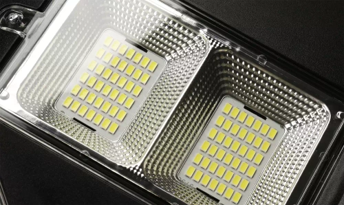 LDT-B840 | Lanterna Stradale, Lampada Solare UFO LED | 1000W, 12Ah, IP65, 672 LED SMD5730 | grande pannello solare 6V/15W | A distanza