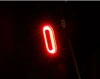 Dviračio galinis žibintas USB COB LED | stipri raudona šviesa | atsparus vandeniui IPX8 | BK-L400