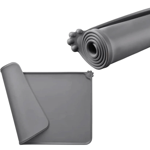 MLG-5538 | XL | Tapete impermeável colocado sob a tigela do animal de estimação | almofada de silicone grande para cães e gatos