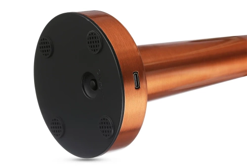 HJA12-COPPER | Wireless table lamp | Touch-sensitive night lamp with adjustable light color | USB light