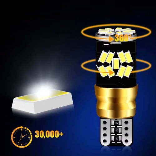 T10-27SMD | W5W parkeringspære | LED indvendig belysning | Plug-in pære med Can Bus