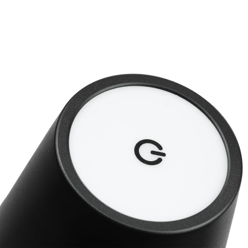 Vezeték nélküli asztali lámpa | Érintésvezérlésű éjjeli lámpa állítható fényerővel | USB lámpa | HJA28C-black