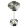 HJA30-ARGENT | Lampe de table avec batterie intégrée | Lampe de nuit avec trois couleurs de lumière | Lampe d&#39;ambiance pour un hôtel ou un restaurant